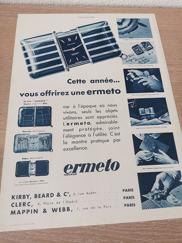Ermeto movado montres 1946 - movado,