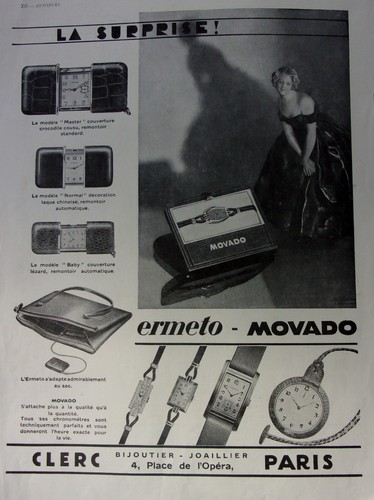 Publicite montres ermeto - publicite,